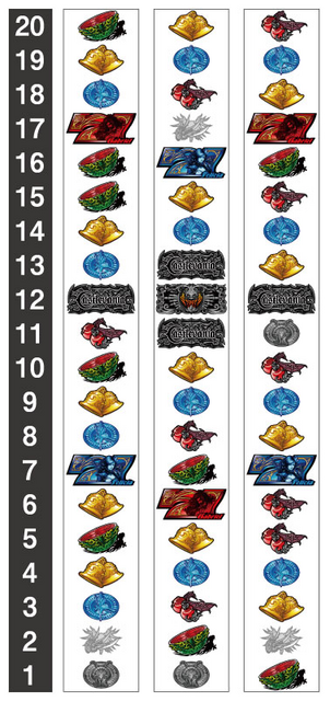 悪魔城ドラキュラ Lords of Shadow リール配列