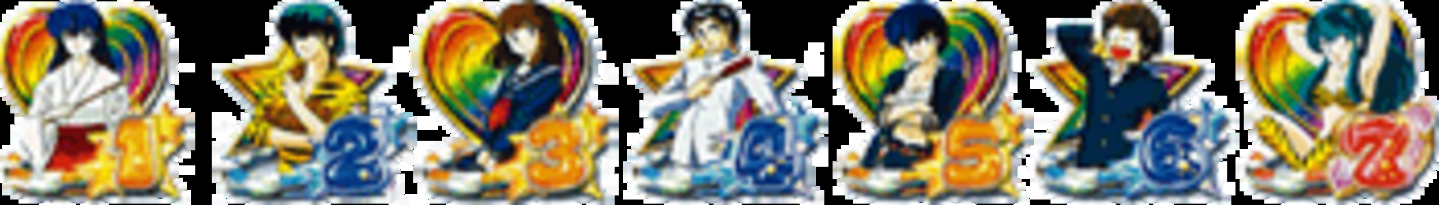 CRうる星やつら3ST 【通常図柄】 1・2・3・4・5・6・7