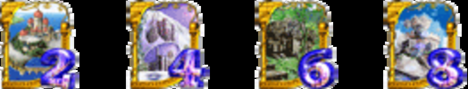 CRトゥームレイダーMF-TV 【通常図柄】 2.4.6.8