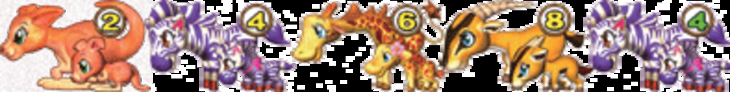 CR快獣ブースカ・サバンナ編 N-VX 【通常図柄】 2.4.6.8