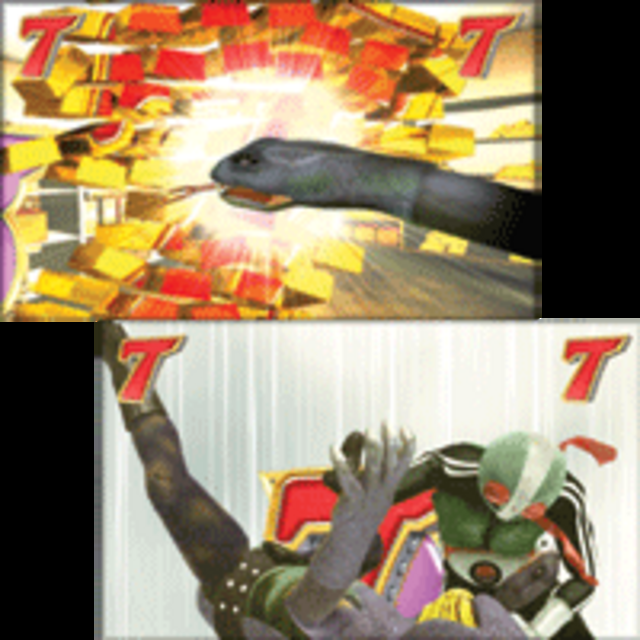 CRぱちんこ仮面ライダー ショッカー全滅大作戦 コブラ男リーチ