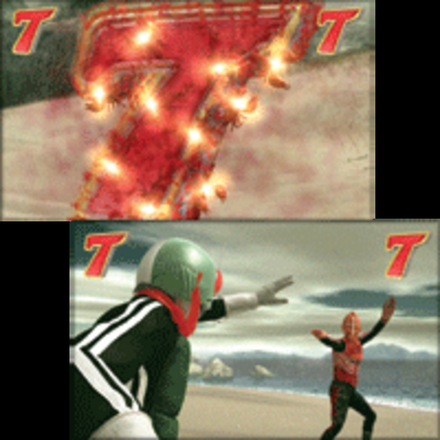 CRぱちんこ仮面ライダー ショッカー全滅大作戦 さそり男リーチ