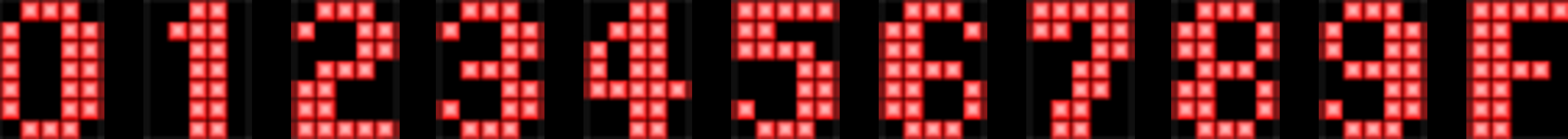 CRパトラッシュGREEN L 【確変図柄】 0.1.2.3.4.5.6.7.8.9.F