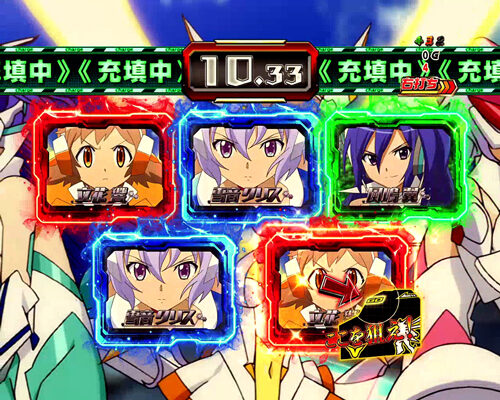 CRフィーバー戦姫絶唱シンフォギア LIGHTver. 電サポ中の演出