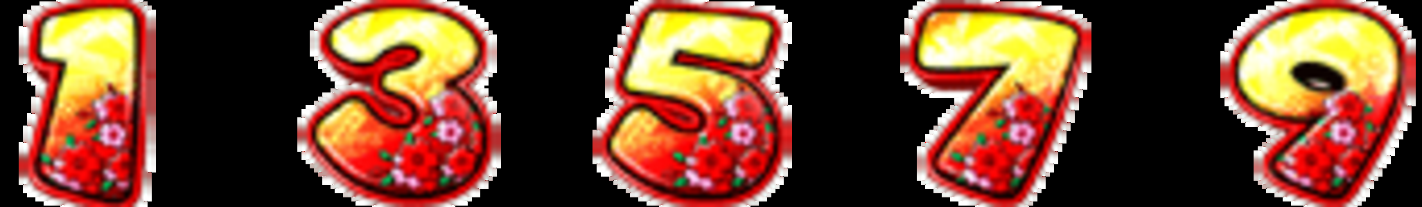 CRじゃりン子チエMHR 【確変図柄】 1.3.5.7.9
