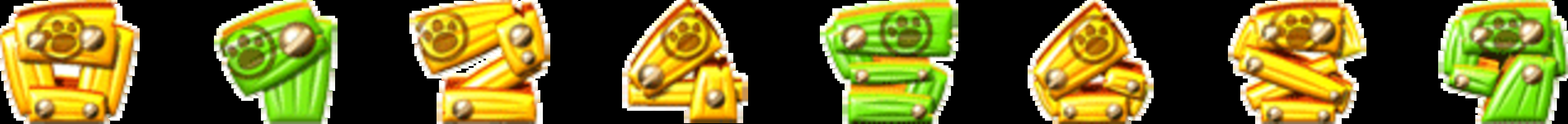 CRワニワニパニック2 【通常図柄】 0.1.2.4.5.6.8.9