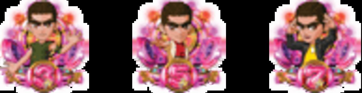 CR GO!GO!郷セカンドステージ H4-T 【確変図柄】 3.5.7