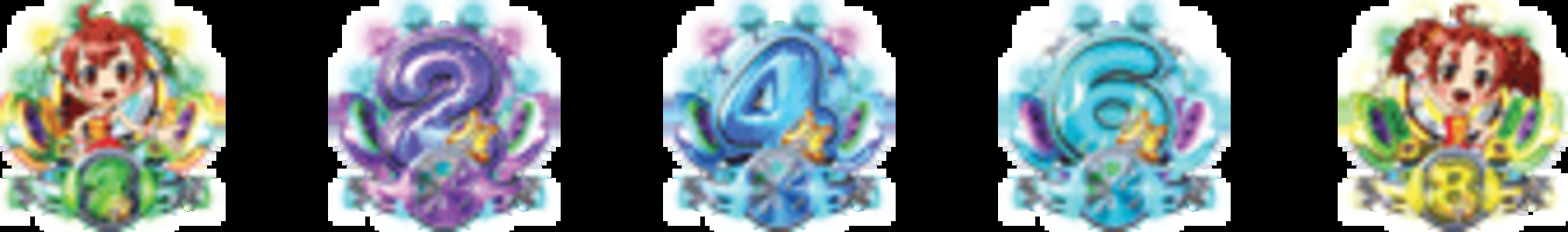 CR GO!GO!郷セカンドステージ H4-T 【通常図柄】 1.2.4.6.8
