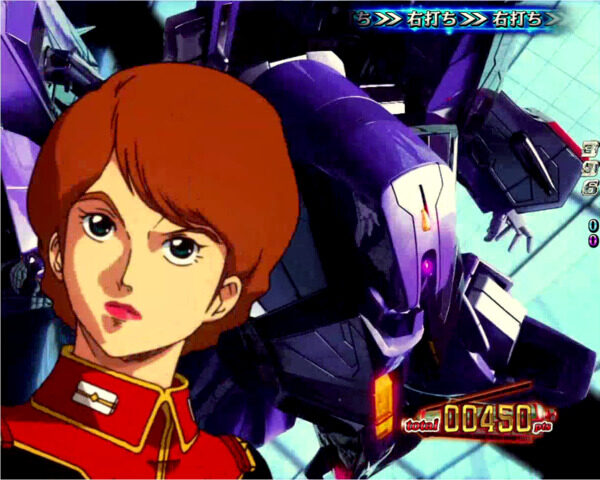 CRフィーバー機動戦士ZガンダムY BATTLE OF Z中の演出①
