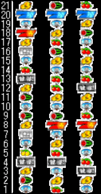 カギヤ-30 リール配列