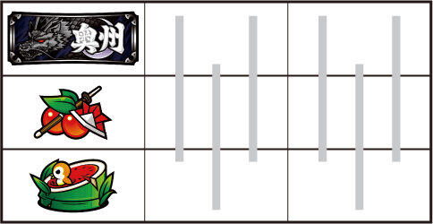 政宗２ ▼左リール中段にチェリー停止時