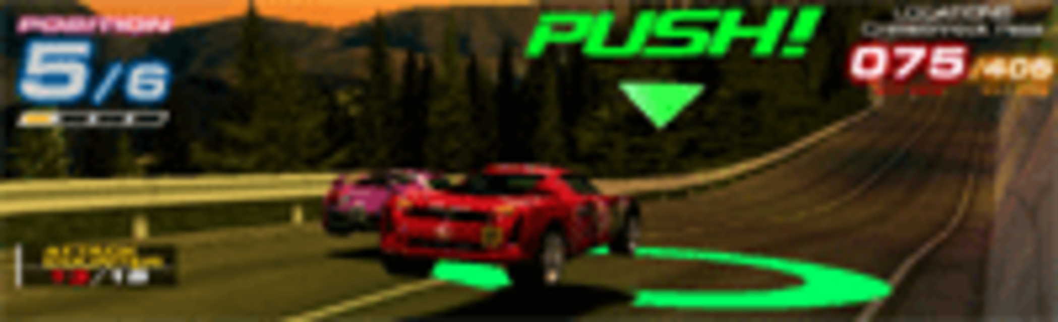 パチスロ リッジレーサー ボーナス中のミニゲーム