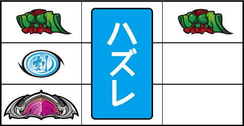 パチスロ 戦国乙女TYPE-A+ 主なリーチ目1