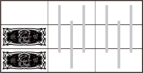 パチスロ 戦国乙女TYPE-A+ 左リール中・下段にBARを狙う