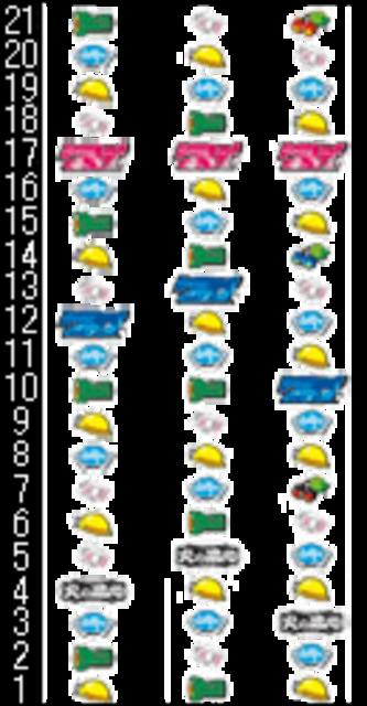 ファイアーヒーロー リール配列