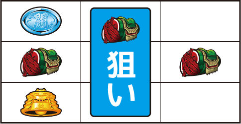 パチスロ北斗の拳 修羅の国篇 羅刹ver. ▼右リール中段にスイカ停止時