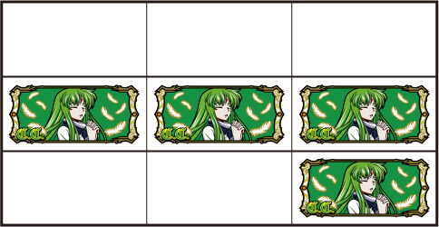 パチスロ コードギアス反逆のルルーシュR2 C.C.ver. ▼平行C.C.揃い時