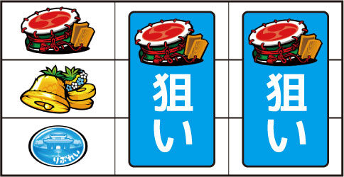 沖ドキ！バケーション ▼左リール上段にスイカ停止時
