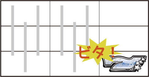 ぱちスロ 冬のソナタ 右リール下段に白7をビタ押し