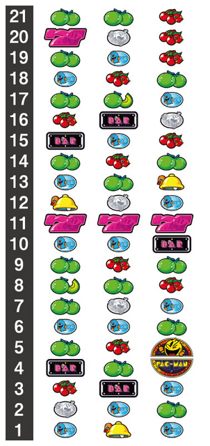 SLOTパックマン リール配列