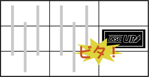 パチスロディスクアップ 右リール中段にBARをビタ押し
