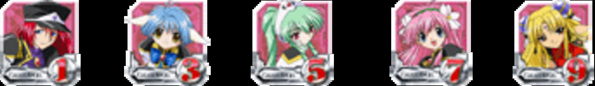 CRギャラクシーエンジェルMTZ 【確変図柄】 1.3.5.7.9