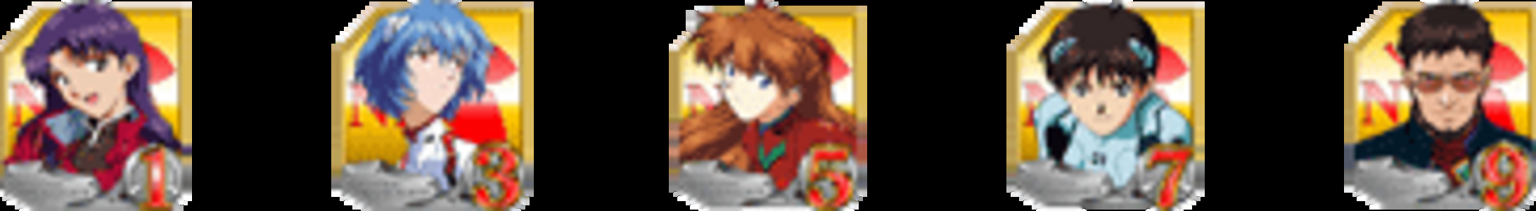 CRA新世紀エヴァンゲリオン プレミアムモデル 【確変図柄】 1.3.5.7.9