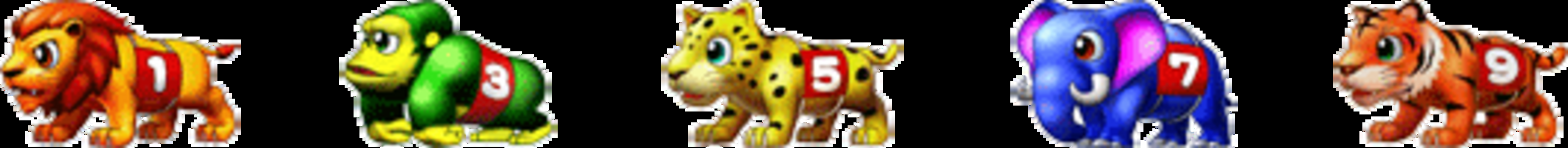 CRA新野生の王国N-T 【確変図柄】 1.3.5.7.9