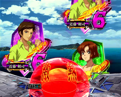 Pフィーバー蒼穹のファフナー2 リーチ前予告