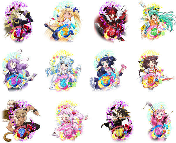 P SHOW BY ROCK!! 大当り図柄