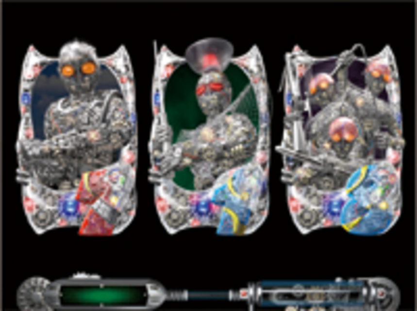 CRキカイダー01 Z スケルトン図柄予告