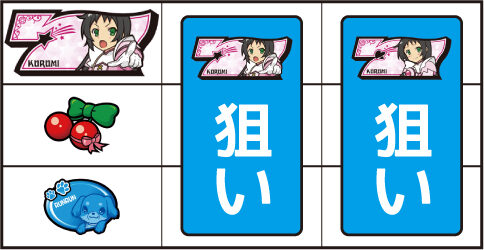 A-SLOTツインエンジェルBREAK ▼左リール中段にチェリー停止時