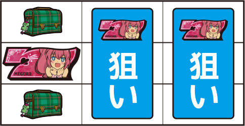 A-SLOTツインエンジェルBREAK ▼左リール中段に赤7停止時