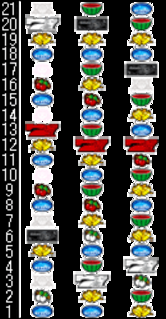 クラッピーパーク リール配列