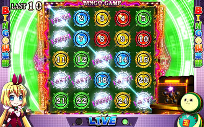 実況BINGO倶楽部 ビンゴゲーム中の背景変化