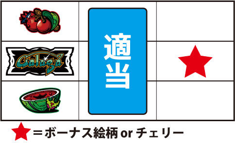 SLOTギャラガ 【確定チェリー 】