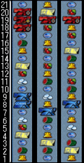 COBRA THE SLOT リール配列