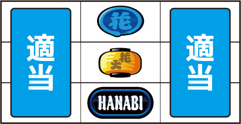 ドンちゃん2 ▼中リール下段にBAR停止時