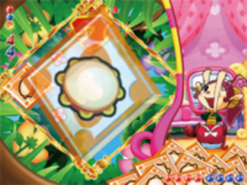 ぱちんこCRハクション大魔王3アクビ娘MV 図柄投げつけ予告