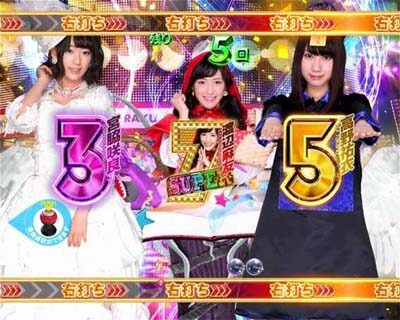 ぱちんこAKB48ワン・ツー・スリー！！ フェスティバル 【予告・リーチ演出】