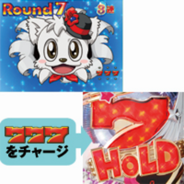 CRフィーバーパワフルパレス 大当りラウンド中演出
