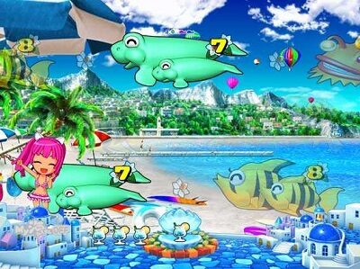 PAスーパー海物語IN地中海GO 【リーチ後ウリン連続予告】