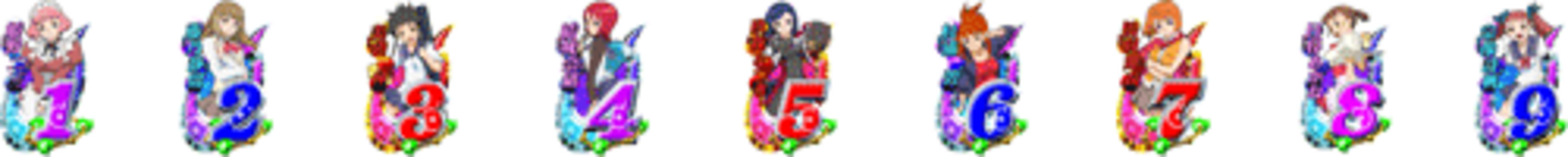 CRA舞-HiME GL 【確変図柄】 1.2.3.4.5.6.7.8.9