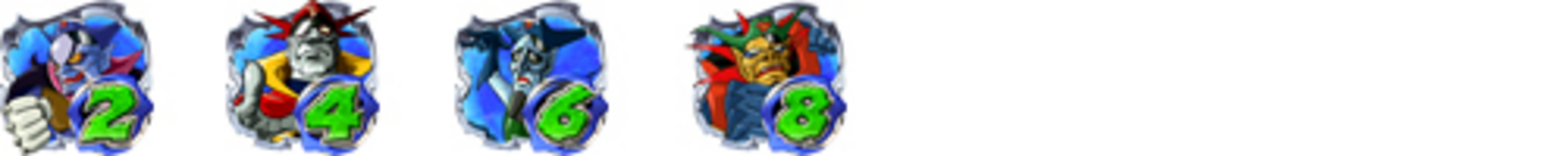 CR新造人間キャシャーンZ 【通常図柄】 2.4.6.8