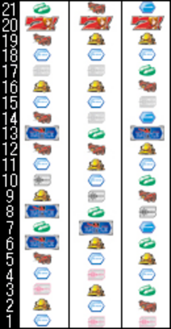 コード・ルージュ リール配列