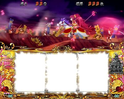 いろはに愛姫 ▼リール枠に白エフェクト発生時