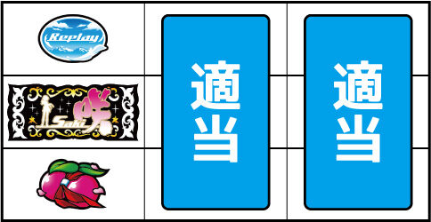 パチスロ 咲-Saki- ▼左リール下段にチェリー停止時