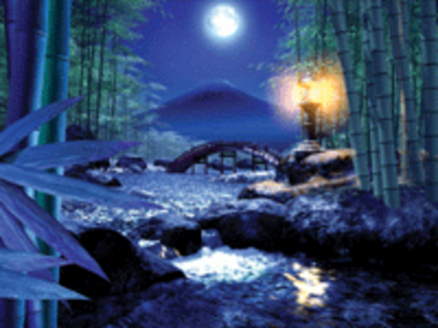 CR満月の夜に昇天したいSTA 背景予告(変動開始時)