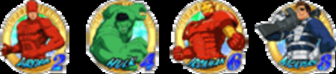 CRAマーベルヒーローズCX 【通常図柄】 2･4･6･8