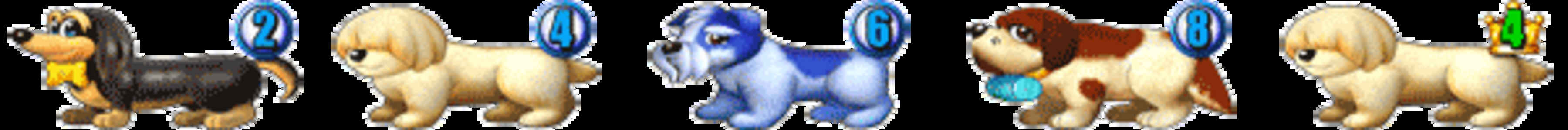 CRスーパーわんわんパラダイスMTA 【通常図柄】 2.4.6.8